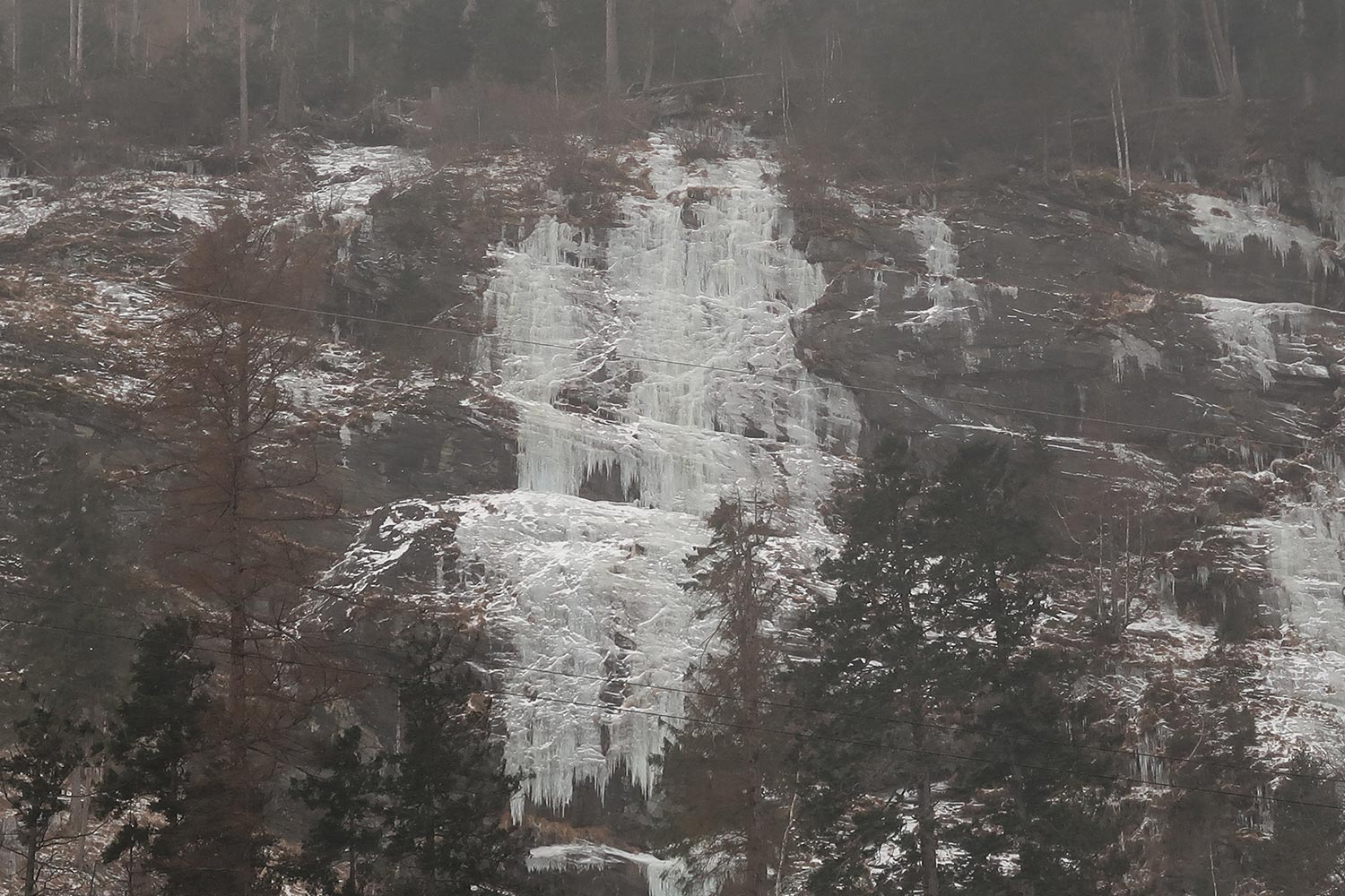 Das Bild des Eis-Zustandsbericht zeigt den Eisfall Supermax.